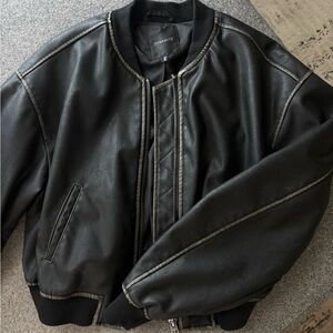 Dynamite Black Bomber Jacket